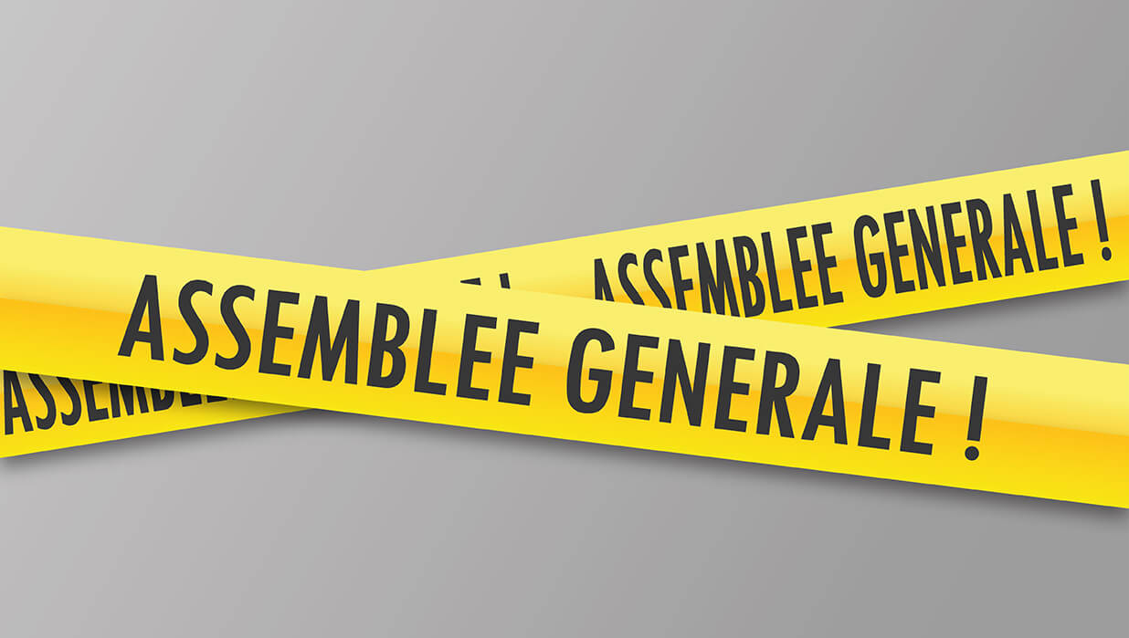 Assemblée générale le vendredi 13 octobre à 20h